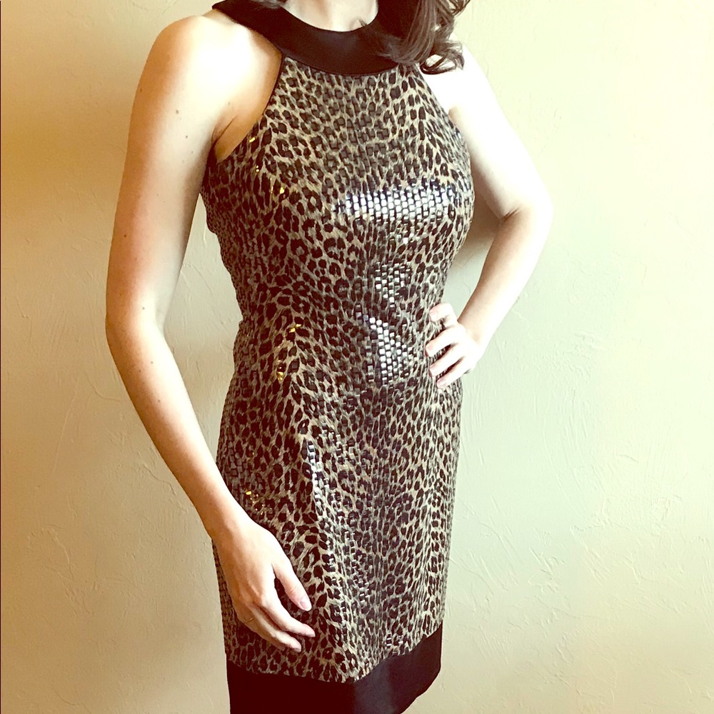 Leopard print dress
